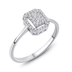0.17 Karat Penny Diamante Anello