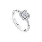 0.31 Karat Diamante Anello