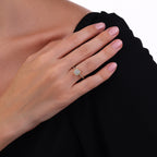 0.31 Karat Diamante Anello