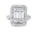 1.85 Karat Mary Baget Diamante Anello