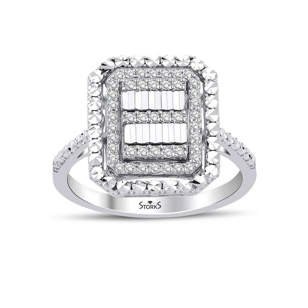 0.20 Karat Ximena Baget Diamante Anello