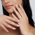 1.35 Karat Fancy Sarı Diamante Anello