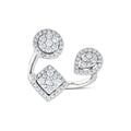 0.91 Karat Diamante Anello