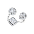 0.91 Karat Diamante Anello