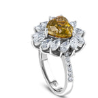 4.90 Karat Fancy Diamante Anello