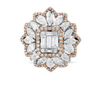 2.73 Karat Baget Diamante Anello