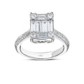 1.30 Karat Baget Diamante Anello