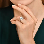1.30 Karat Baget Diamante Anello