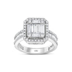 1.17 Karat Baget Diamante Anello