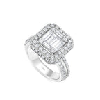 1.67 Karat Calla Baget Diamante Anello