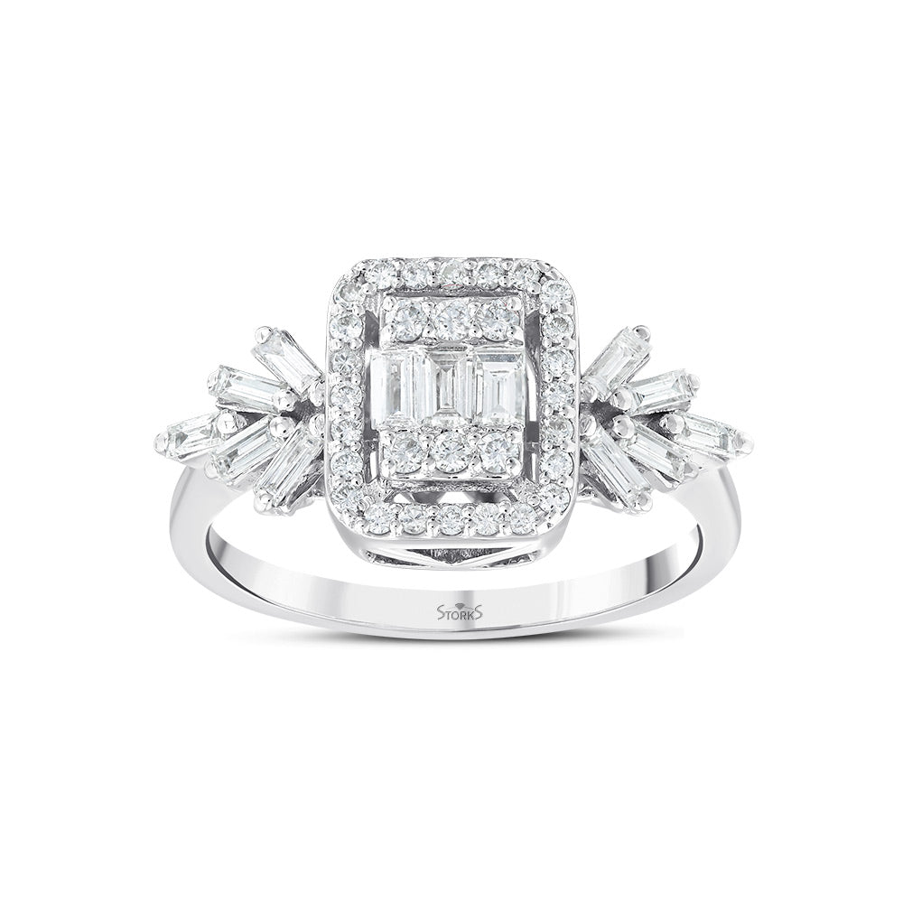 0.53 Karat Ella Baget Diamante Anello
