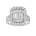 1.99 Karat Baget Diamante Anello