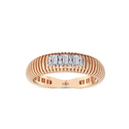 0.16 Karat Baget Diamante Anello