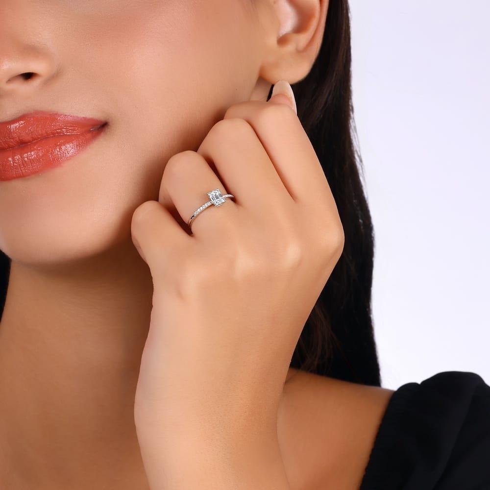0.25 Karat Anna Baget Diamante Anello