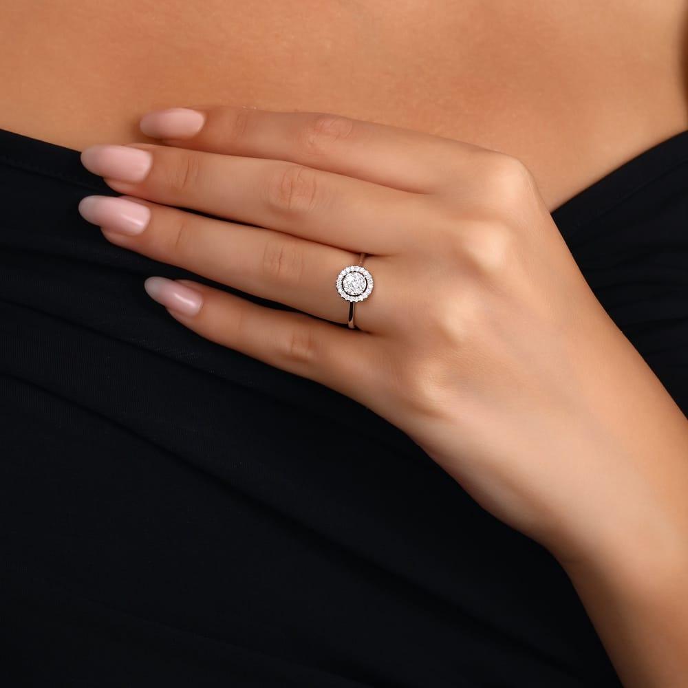 0.28 Karat Sfera Pırlanta Yüzük
