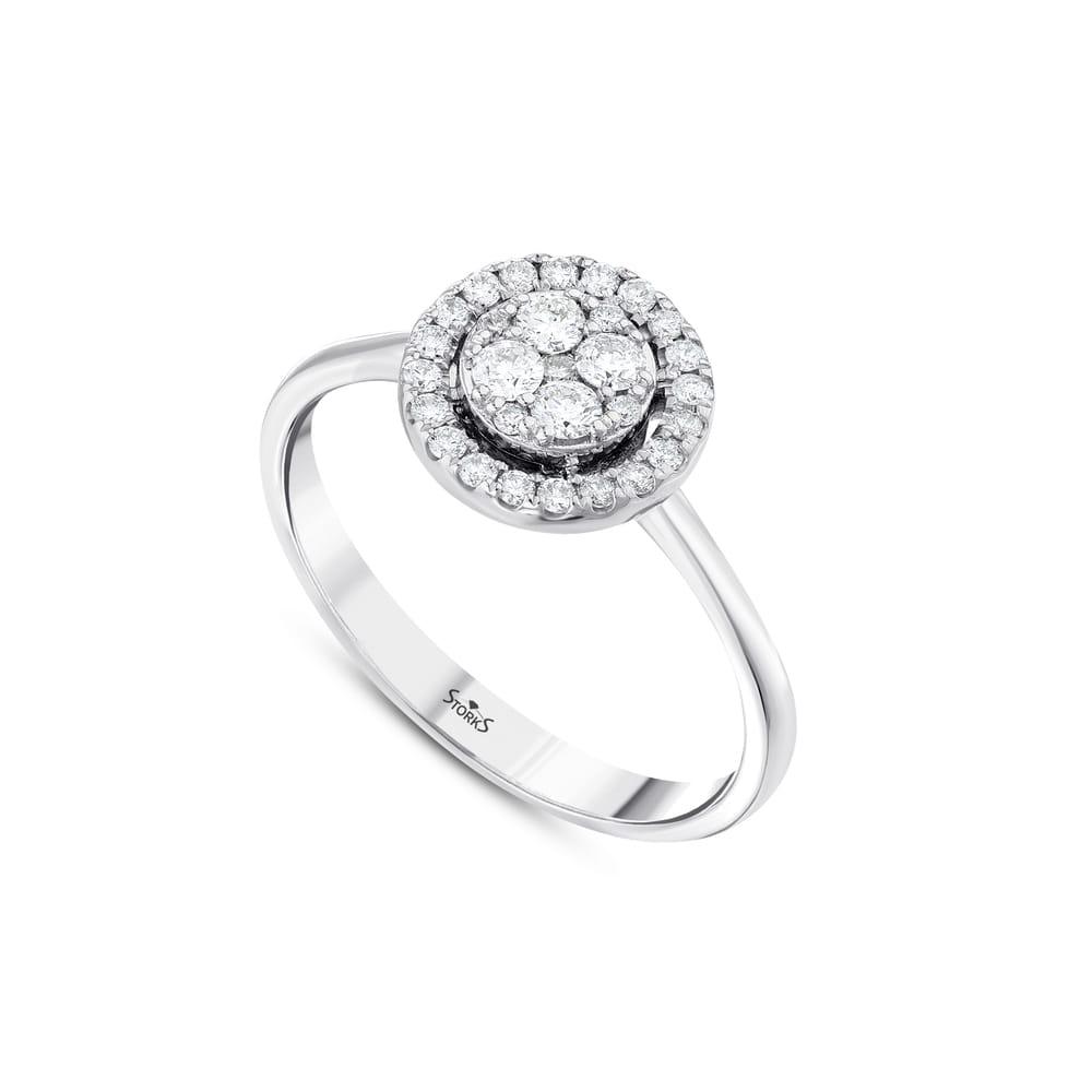 0.28 Karat Sfera Pırlanta Yüzük