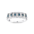 1.16 Karat Deep Blue Baget Yüzük
