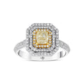 1.07 Karat Fancy Diamante Anello