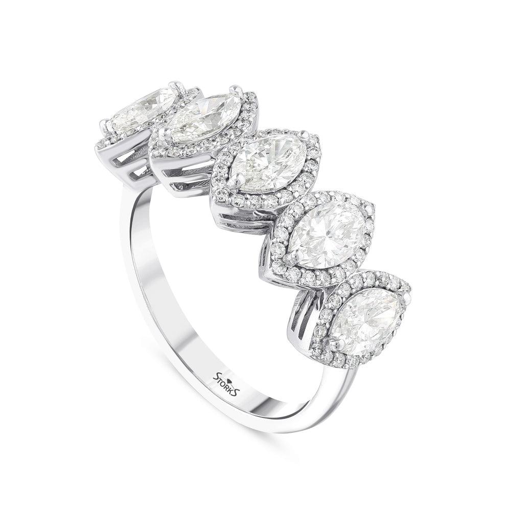 2.40 Karat Diamante Markiz Beştaş Anello