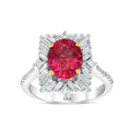 3.52 Karat Yakut Diamante Anello