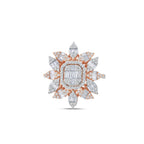 1.30 Karat Baget Diamante Anello