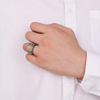 0.23 Karat Kartal Diamante Erkek Anello