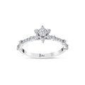 0.39 Karat Flora Diamante Anello