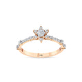 0.39 Karat Flora Diamante Anello