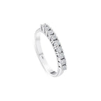 0.35 Karat Laranj Yarımtur Diamante Anello