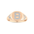0.13 Karat B Harf Diamante Anello