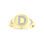 0.12 Karat D Harf Diamante Anello