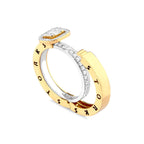 0.73 Karat Baget Diamante Storks Anello
