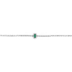 0.54 Karat Laranj Zümrüt Diamante Bracciale