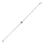 0.54 Karat Laranj Zümrüt Diamante Bracciale