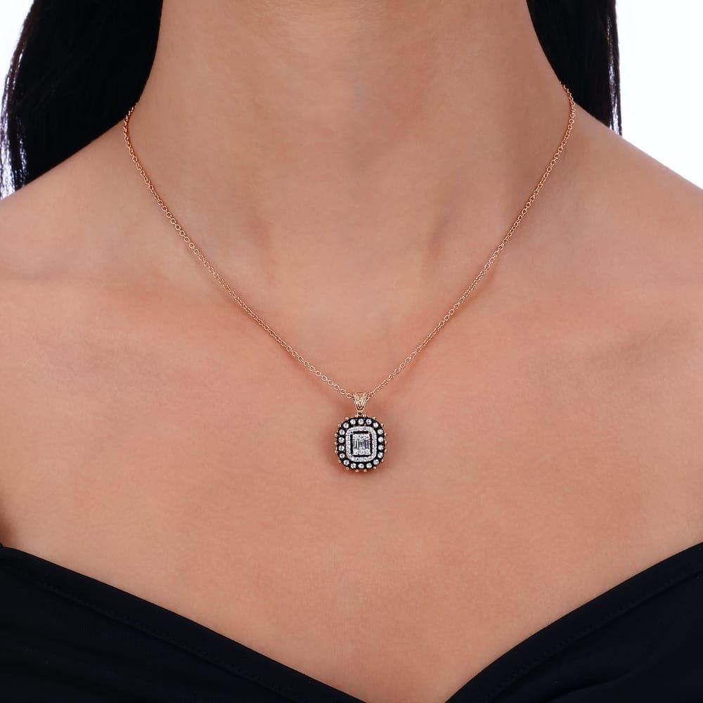 0.43 Karat Rana Elmas Pırlanta Kolye