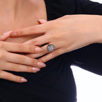 0.57 Karat Rana Elmas Diamante Anello