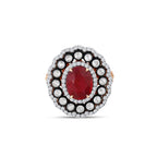 4.07 Karat Elmas Yakut Diamante Anello