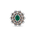 4.64 Karat Elmas Zümrüt Diamante Anello