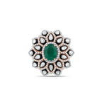 4.64 Karat Elmas Zümrüt Diamante Anello