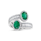 2.36 Karat Zümrüt Diamante Anello