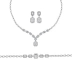 8.26 Karat Baget Pırlanta Set