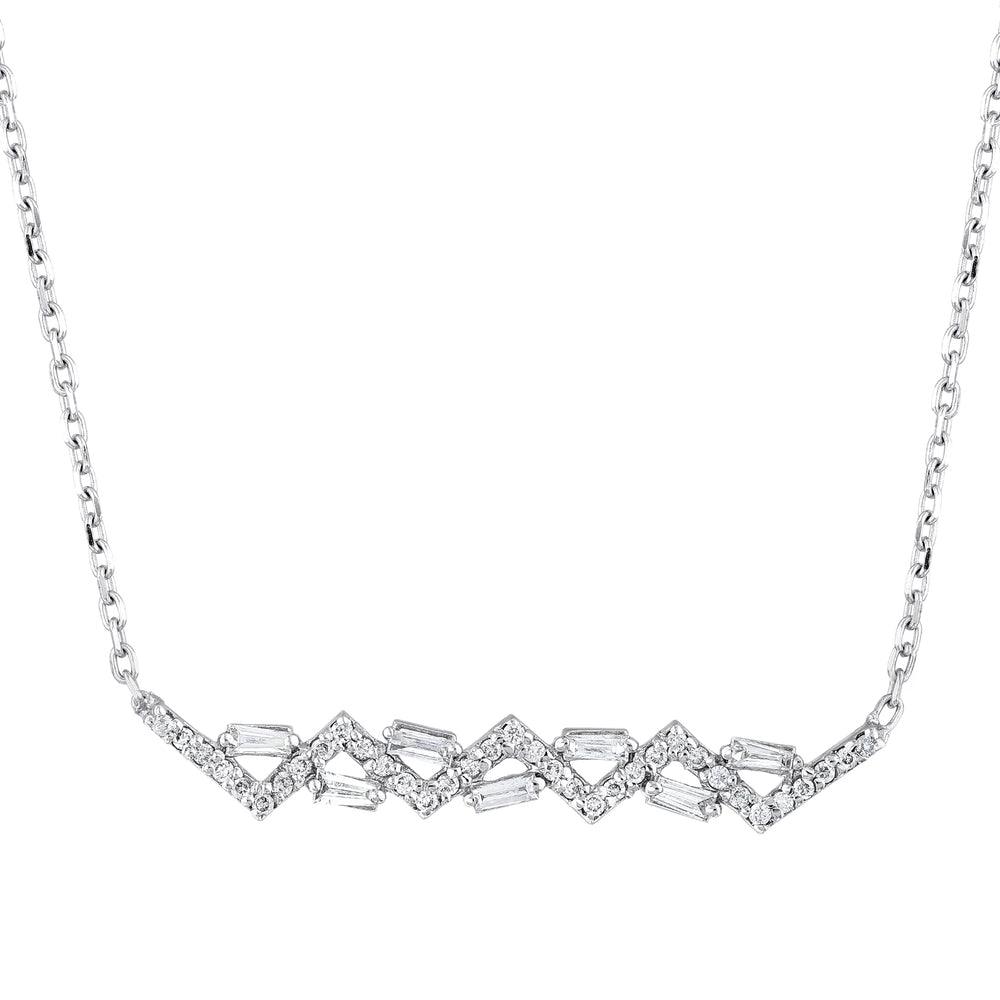 0.21 Karat Daniela Baget Diamante Collana