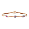0.77 Karat Yakut Diamante Bracciale