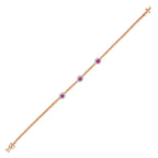 0.77 Karat Yakut Diamante Bracciale