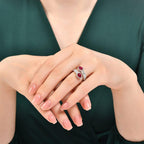 2.45 Karat Yakut Diamante Anello