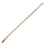 22.94 Karat Rainbow Diamante Su Yolu Bracciale