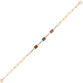1.76 Karat Cherry Renkli Safir Diamante Bracciale