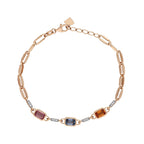 1.76 Karat Cherry Renkli Safir Diamante Bracciale