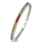 3.26 Karat Rainbow Diamante Su Yolu Bracciale