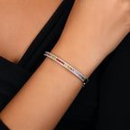 3.26 Karat Rainbow Diamante Su Yolu Bracciale